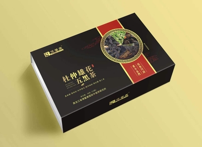 杜仲雄花五黑茶